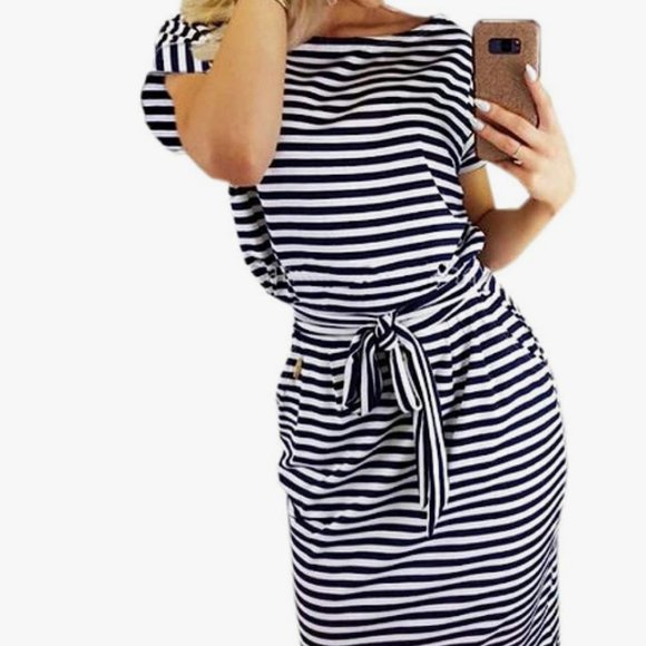 Dresses Casual Pencil Dress With Belt Poshmark